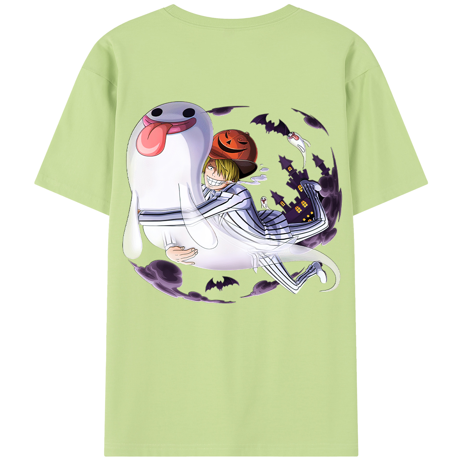 ワンピース サンジ ONE PIECE Sanji 綿100％半袖Tシャツ（背面プリント）